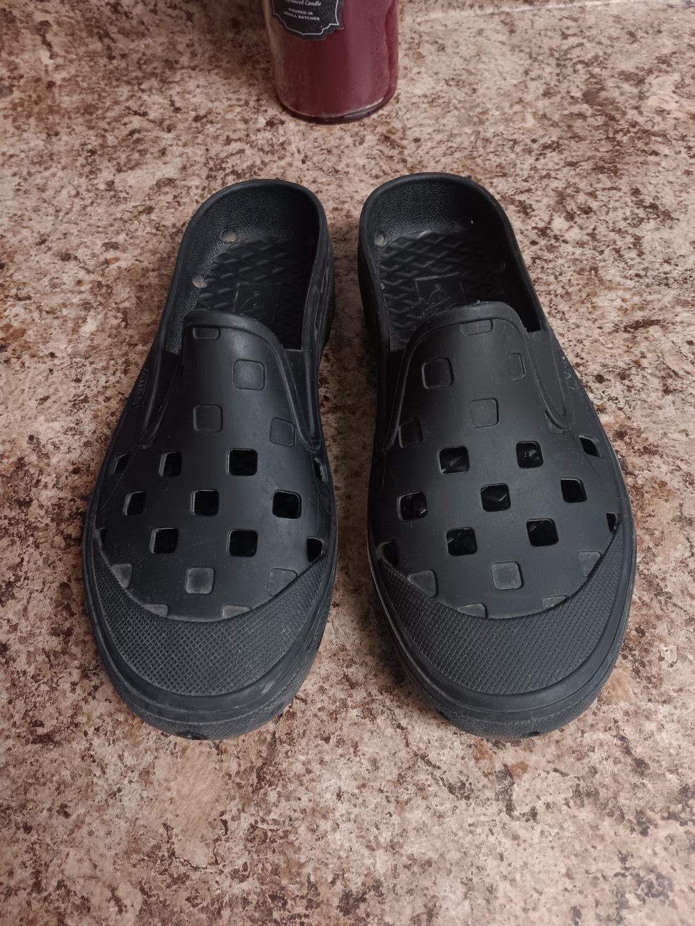 Vans Black Slip-On Mule TRK Shoes